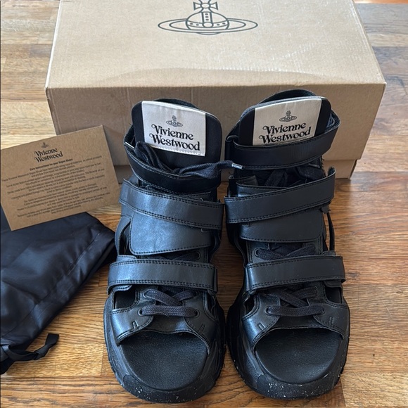 Vivienne Westwood Black Romper Sandals size 40 (US 10) - Picture 1 of 7